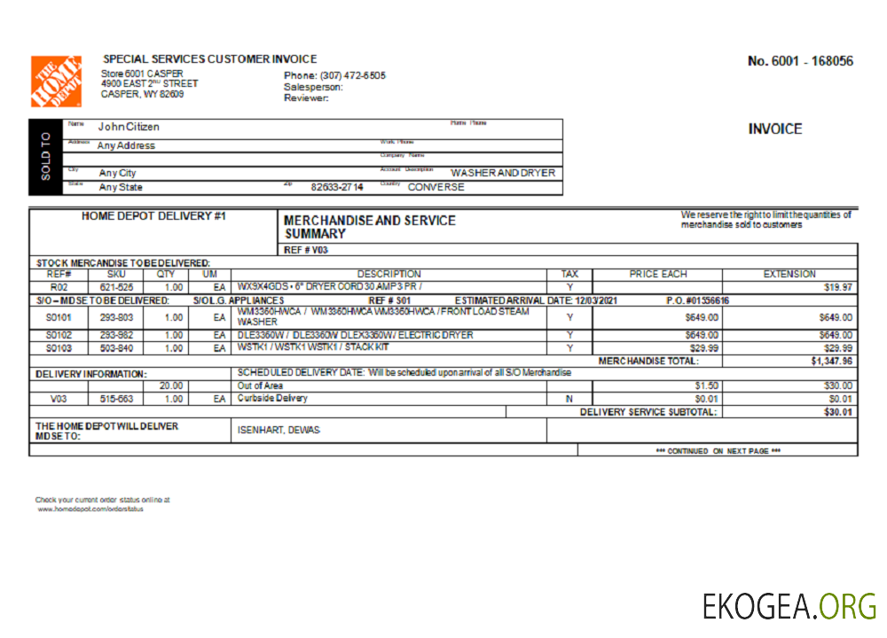 États , Unis Home Depot